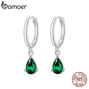 925 Sterling Silver Water Drop Earrings for Women Statement Jewelry