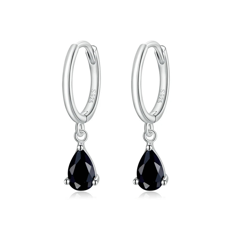 925 Sterling Silver Water Drop Earrings for Women Statement Jewelry