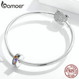 925 Silver Colorful Garden CZ Beads for Bracelet DIY