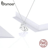 Sterling Silver 925 Heart Pendant Necklace for Women