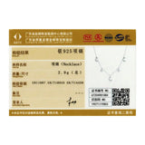 Sterling Silver Moon & Star Pendant Necklace for Women