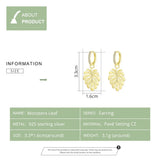 Bohemia Style Leaf Dangle Earrings for Women BSE223
