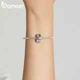 925 Silver Car Charm for Bracelet Bangle Women DIY Jewelry