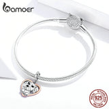 Bamoer Cute Puppy 925 Sterling Silver Charm for DIY Bracelet SCC1611