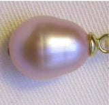 Baroque Natural Pink Pearl Pendant Necklace