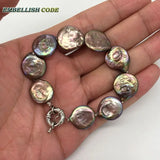 Baroque Pearl Coffee Bracelet Natural Freshwater Pearls