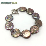 Baroque Pearl Coffee Bracelet Natural Freshwater Pearls