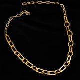 Titanium Stainless Street Knot Clavicle Chain Necklace