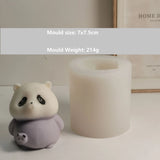Bear Panda Scented Candle Silicone Moulds Cake Baking Decorative Jewelry Making