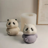 Bear Panda Scented Candle Silicone Moulds Cake Baking Decorative Jewelry Making