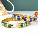 Beijing cloisonne double-layer crystal bracelet