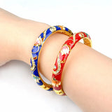 Beijing cloisonne double-layer crystal bracelet