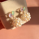 Tiny Pearl Fresh Water 925 Silver Stud Earrings for Girls