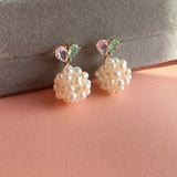 Tiny Pearl Fresh Water 925 Silver Stud Earrings for Girls