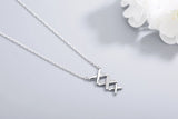 925S Silver Diamond Pendant Necklace