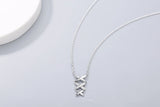 925S Silver Diamond Pendant Necklace