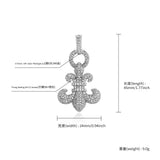 Copper Micro-Inlaid Zircon NO OFF Men's Necklace