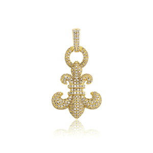 Copper Micro-Inlaid Zircon NO OFF Men's Necklace