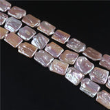 20*30mm Square Natural Freshwater Pearl for Jewelry Making