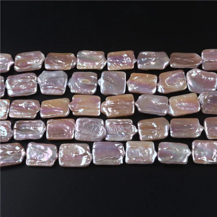 20*30mm Square Natural Freshwater Pearl for Jewelry Making