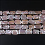 20*30mm Square Natural Freshwater Pearl for Jewelry Making