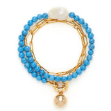 Boho Freshwater Baroque Pearl Bracelet