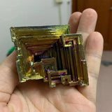 Natural Bismuth Metal Crystal Stone Beads for Adornment