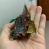 Natural Bismuth Metal Crystal Stone Beads for Adornment