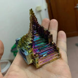 Natural Bismuth Metal Crystal Stone Beads for Adornment