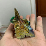 Natural Bismuth Metal Crystal Stone Beads for Adornment