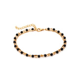 Acrylic Beaded Double Layer Anklet Sweet Romantic Girls Jewelry