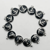 Agates Natural Stone Cat Alloy Necklace Pendant Jewelry Making Charm