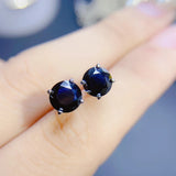 Moissanite Ear Studs 925 Silver Good Color Gra Card Waist Code