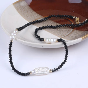 Short Freshwater Pearl Chain Necklace