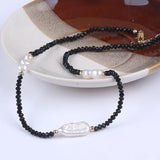 Short Freshwater Pearl Chain Necklace