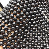 Shungite Loose Beads 6/8/10/12mm for Jewelry Making 14inch