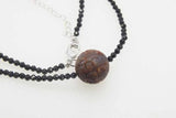 Spinel Amethyst Choker Necklace 17in 3mm 15mm Beads