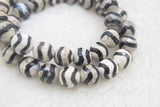 Veins Agate Round 10mm Bracelet 7.5inch Beads Nature
