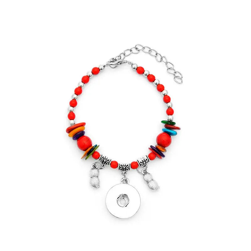 Vintage Retro Blank Button Bracelet for Dye Sublimation