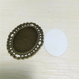 Vintage Necklace Pendant Jewelry DIY Blank Materials