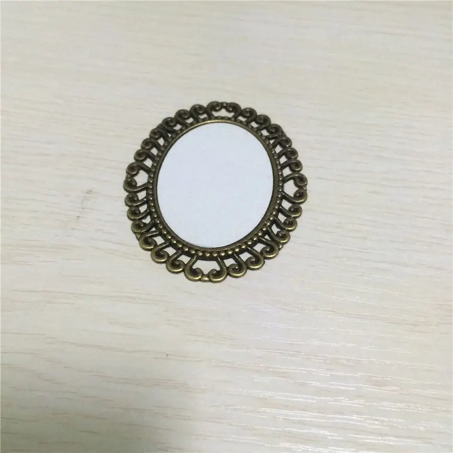 Vintage Necklace Pendant Jewelry DIY Blank Materials