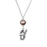 Mermaid Holding Stars Sublimation Necklace Pendant for Women