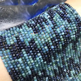 Tourmaline Roundelle Faceted Loose Beads 3*4mm 14inch