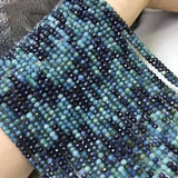 Tourmaline Roundelle Faceted Loose Beads 3*4mm 14inch