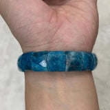 Apatite Stone Beads Bracelet - Gemstone Bangle for Women