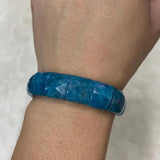 Apatite Stone Beads Bracelet - Gemstone Bangle for Women