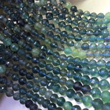 Fluorite Loose Beads Round Faceted 8mm for Jewelry Making 14 Inch