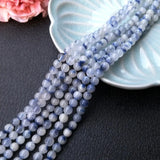 Hair Crystal Round Beads 6mm 15inch DIY Jewelry Making Loose Beads Gemstone