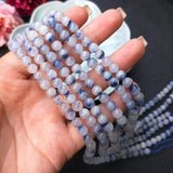 Hair Crystal Round Beads 6mm 15inch DIY Jewelry Making Loose Beads Gemstone