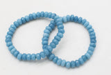 Jade Beads Roundel Faceted 8*4mm Bracelet 7.5inch